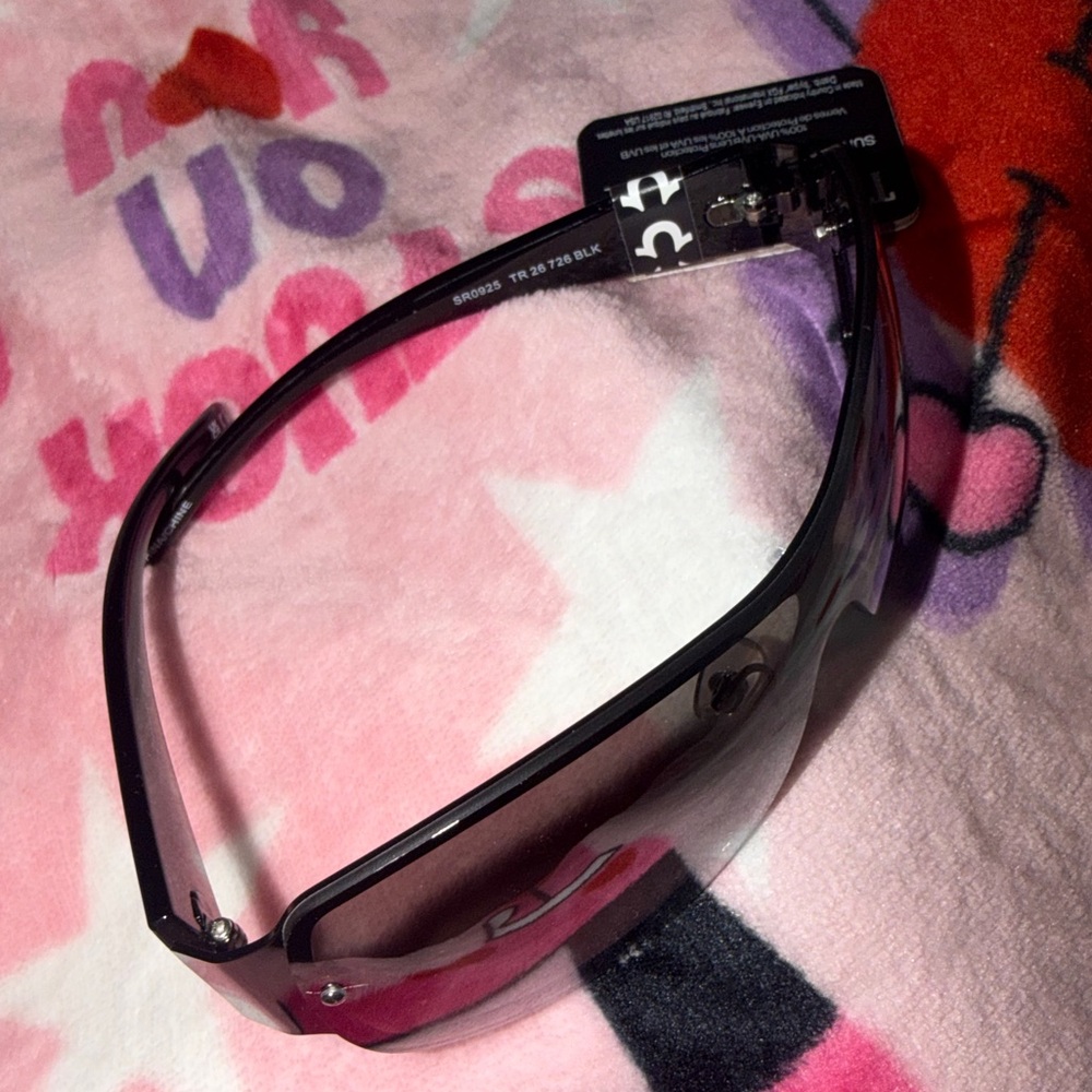 True Religion Black Tinted Shield Sunglasses - Picture 6 of 14